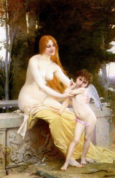 Jules Joseph Lefebvre Painting - LAmour Blesse nude Jules Joseph Lefebvre